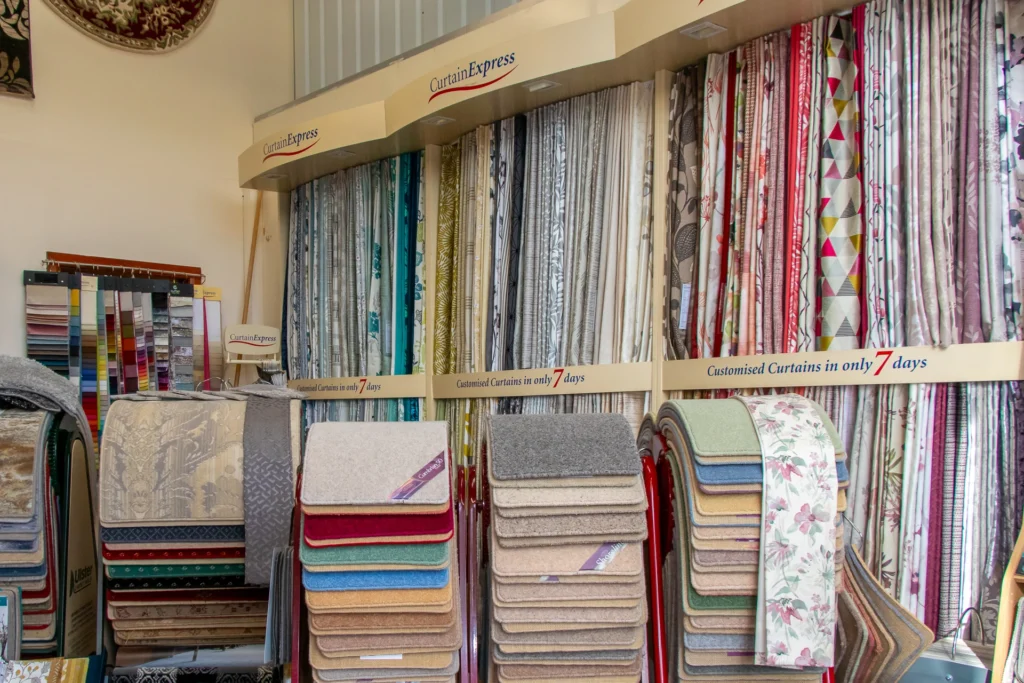 East Coast Carpets Curtain Samples