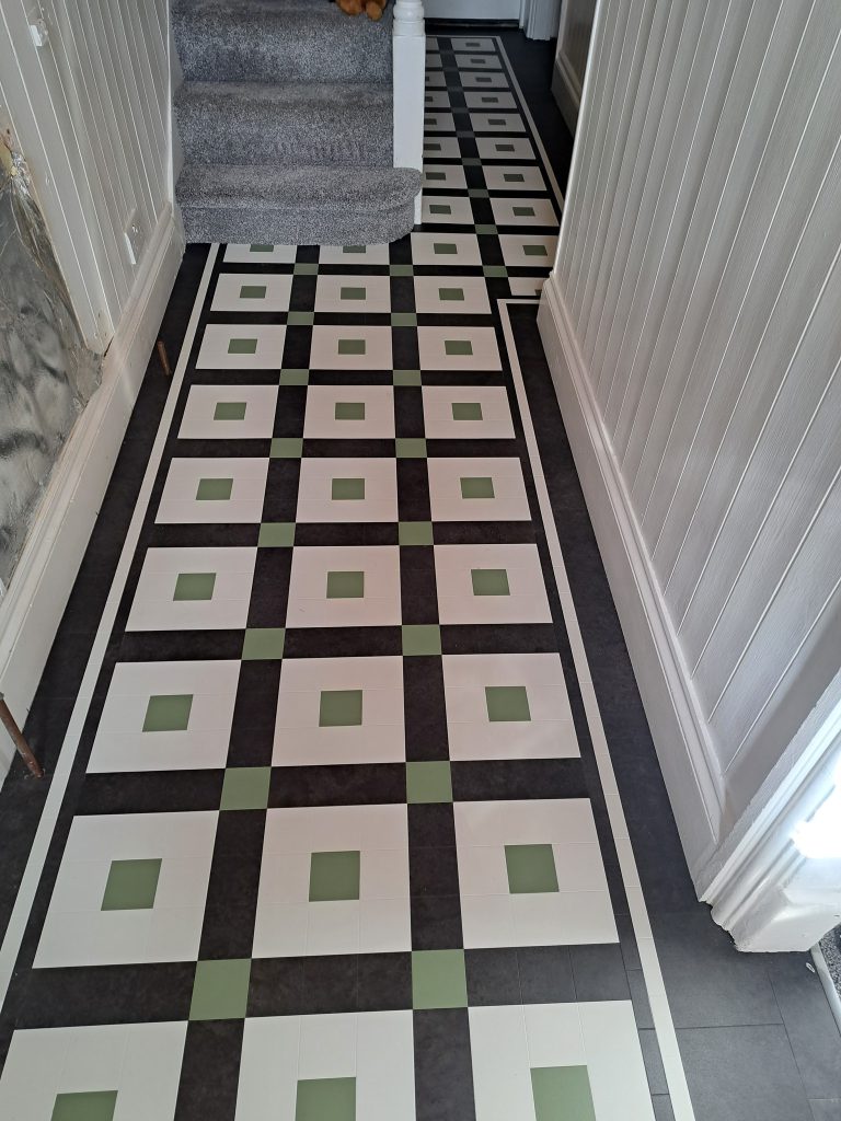 Karndean Heritage Collection Luxury Vinyl Tiles Fitted in Hallway